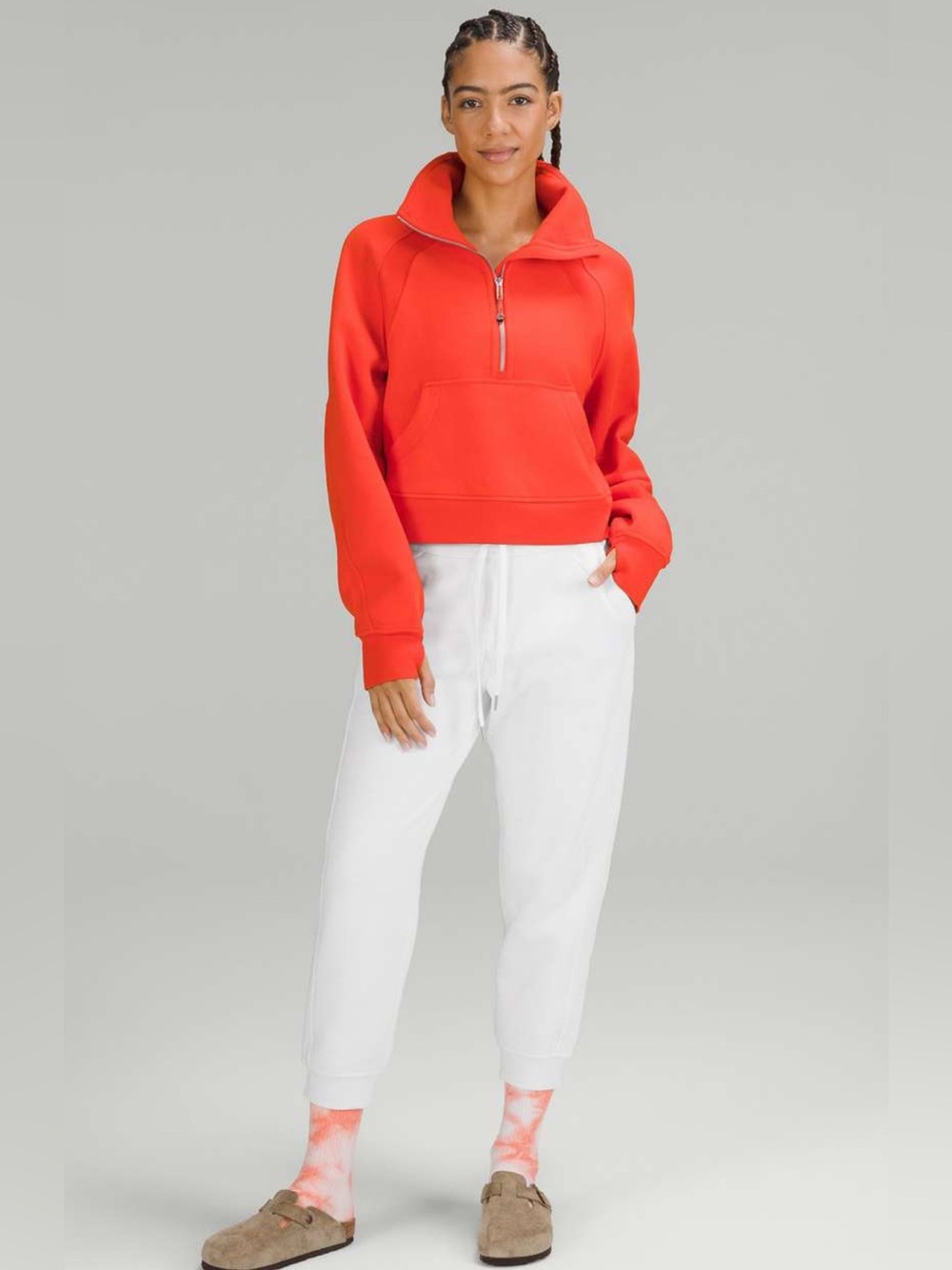 Lululemon Scuba High-Rise Cropped Joggers Sweatpants size 4